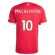 Liverpool Alexis Mac Allister 10 Virallinen Kotipelipaita Miehet 2025/26 Liverpool Alexis Mac Allister 10 Virallinen Kotipelipaita Miehet 2025/26