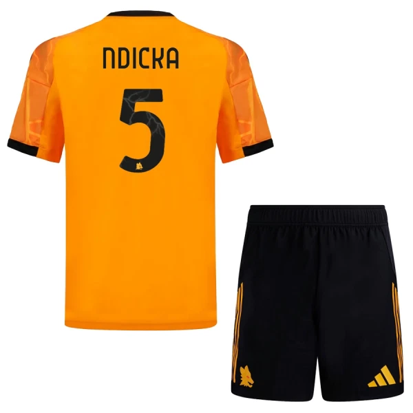 AS Roma Ndicka 5 Virallinen Vieraspelipaita Lapset 2025/26