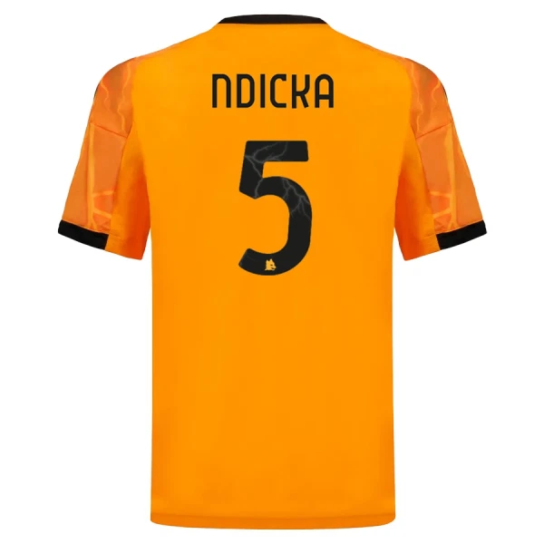 AS Roma Ndicka 5 Virallinen Vieraspelipaita Lapset 2025/26