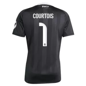 Real Madrid Thibaut Courtois 1 Maalivahdin Virallinen Paita Miehet 2025/26 Musta