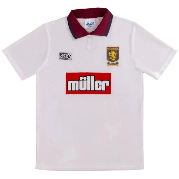 Aston Villa 1994-95 Virallinen Kotipelipaita Miehet Retro