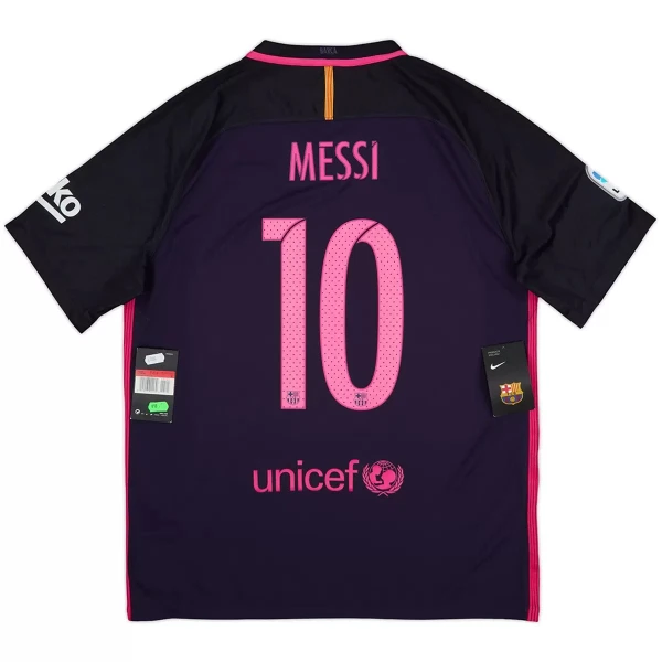 Barcelona Lionel Messi 10 2016-17 Virallinen Vieraspelipaita Miehet Retro Barcelona Lionel Messi 10 2016-17 Virallinen Vieraspelipaita Miehet Retro