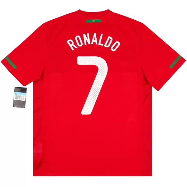 Portugali Cristiano Ronaldo 7 2010 Virallinen Kotipelipaita Miehet Retro