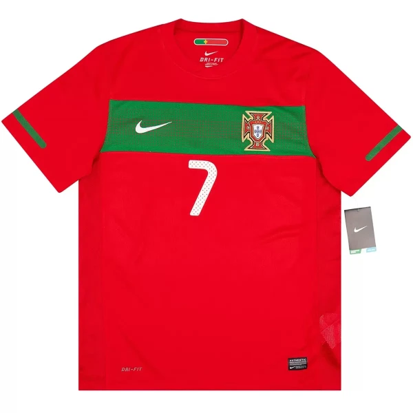 Portugali Cristiano Ronaldo 7 2010 Virallinen Kotipelipaita Miehet Retro