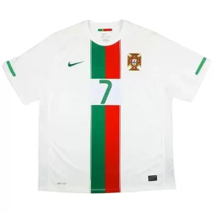 Portugali Cristiano Ronaldo 7 2010 Virallinen Vieraspelipaita Miehet Retro