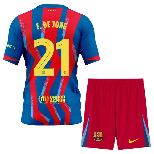 FC Barcelona Frenkie de Jong 21 Virallinen Neljäs Pelipaita Lapset 2025/26 FC Barcelona Frenkie de Jong 21 Virallinen Neljäs Pelipaita Lapset 2025/26