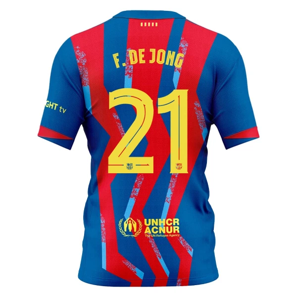FC Barcelona Frenkie de Jong 21 Virallinen Neljäs Pelipaita Miehet 2025/26 FC Barcelona Frenkie de Jong 21 Virallinen Neljäs Pelipaita Miehet 2025/26