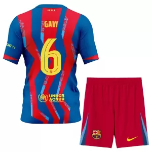 FC Barcelona Gavi 6 Virallinen Neljäs Pelipaita Lapset 2025/26