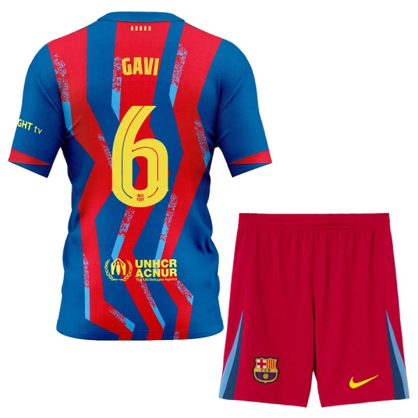 FC Barcelona Gavi 6 Virallinen Neljäs Pelipaita Lapset 2025/26