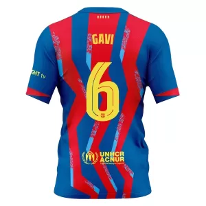 FC Barcelona Gavi 6 Virallinen Neljäs Pelipaita Miehet 2025/26