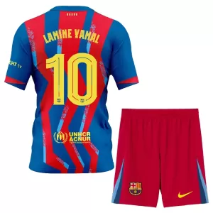 FC Barcelona Lamine Yamal 10 Virallinen Neljäs Pelipaita Lapset 2025/26