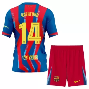 FC Barcelona Marcus Rashford 14 Virallinen Neljäs Pelipaita Lapset 2025/26
