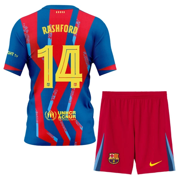 FC Barcelona Marcus Rashford 14 Virallinen Neljäs Pelipaita Lapset 2025/26 FC Barcelona Marcus Rashford 14 Virallinen Neljäs Pelipaita Lapset 2025/26