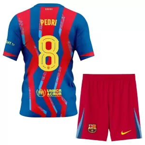 FC Barcelona Pedri 8 Virallinen Neljäs Pelipaita Lapset 2025/26