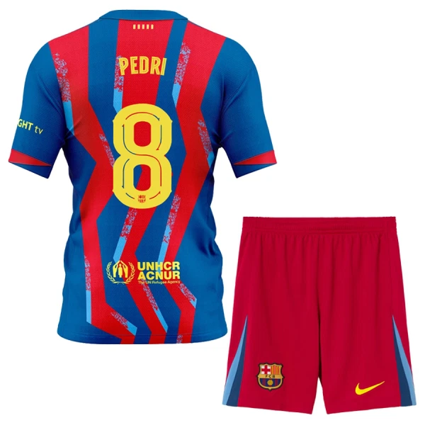 FC Barcelona Pedri 8 Virallinen Neljäs Pelipaita Lapset 2025/26 FC Barcelona Pedri 8 Virallinen Neljäs Pelipaita Lapset 2025/26