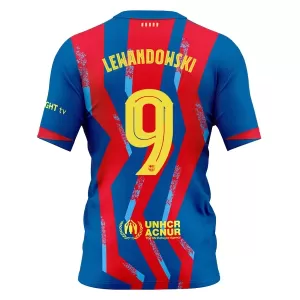 FC Barcelona Robert Lewandowski 9 Virallinen Neljäs Pelipaita Miehet 2025/26