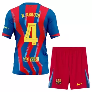 FC Barcelona Ronald Araujo 4 Virallinen Neljäs Pelipaita Lapset 2025/26