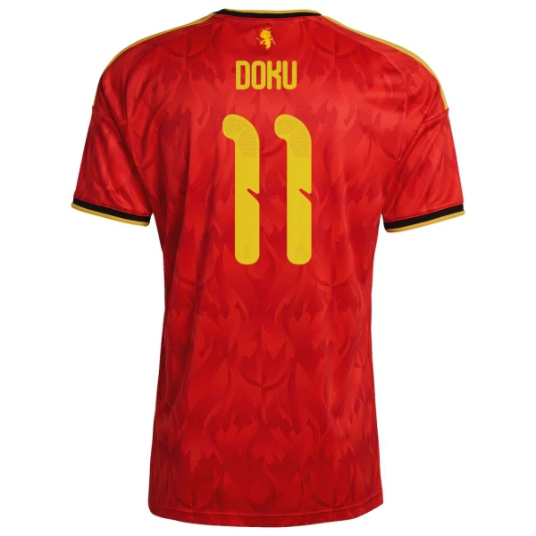 Belgia Jérémy Doku 11 Virallinen Kotipelipaita Lapset MM-kisat 2026