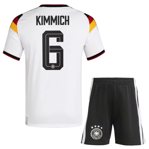 Saksa Joshua Kimmich 6 Virallinen Kotipelipaita Lapset MM-kisat 2026 Saksa Joshua Kimmich 6 Virallinen Kotipelipaita Lapset MM-kisat 2026