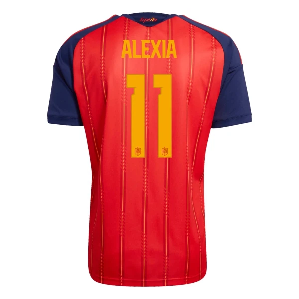 Espanja Alexia 11 Virallinen Kotipelipaita Miehet MM-kisat 2026 Espanja Alexia 11 Virallinen Kotipelipaita Miehet MM-kisat 2026