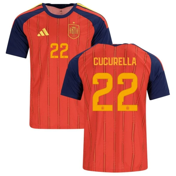 Espanja Cucurella 22 Virallinen Kotipelipaita Miehet MM-kisat 2026