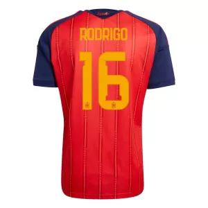 Espanja Rodrigo Hernández 16 Virallinen Kotipelipaita Miehet MM-kisat 2026