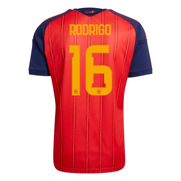 Espanja Rodrigo Hernández 16 Virallinen Kotipelipaita Miehet MM-kisat 2026