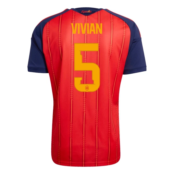 Espanja Vivian 5 Virallinen Kotipelipaita Miehet MM-kisat 2026