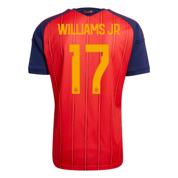 Espanja Williams JR 17 Virallinen Kotipelipaita Miehet MM-kisat 2026