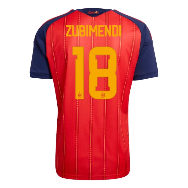 Espanja ZUBIMENDI 18 Virallinen Kotipelipaita Miehet MM-kisat 2026