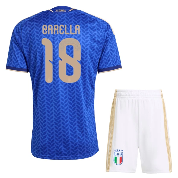 Italia Barella 18 Virallinen Kotipelipaita Lapset MM-kisat 2026