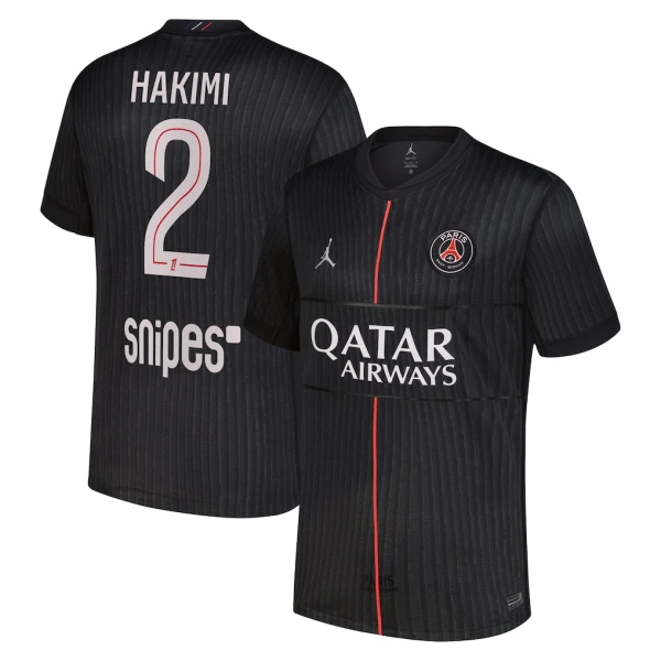 Paris Saint-Germain Achraf Hakimi 2 Virallinen Neljäs Pelipaita Miehet Jordan 2025/26
