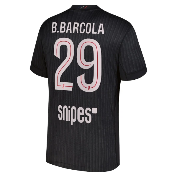 Paris Saint-Germain B. Barcola 29 Virallinen Neljäs Pelipaita Miehet Jordan 2025/26