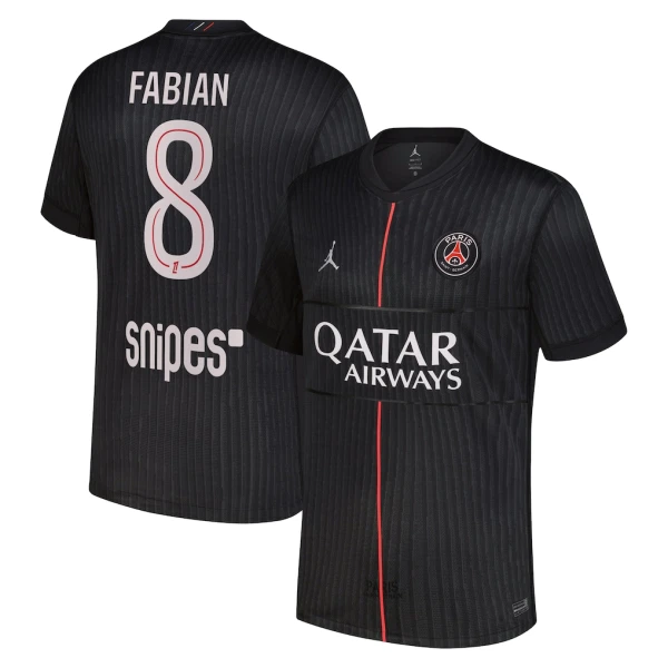 Paris Saint-Germain Fabian 8 Virallinen Neljäs Pelipaita Miehet Jordan 2025/26