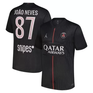 Paris Saint-Germain Joao Neves 87 Virallinen Neljäs Pelipaita Miehet Jordan 2025/26