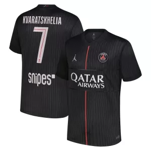 Paris Saint-Germain Kvaratskhelia 7 Virallinen Neljäs Pelipaita Miehet Jordan 2025/26