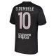 Paris Saint-Germain Ousmane Dembélé 10 Virallinen Neljäs Pelipaita Miehet Jordan 2025/26