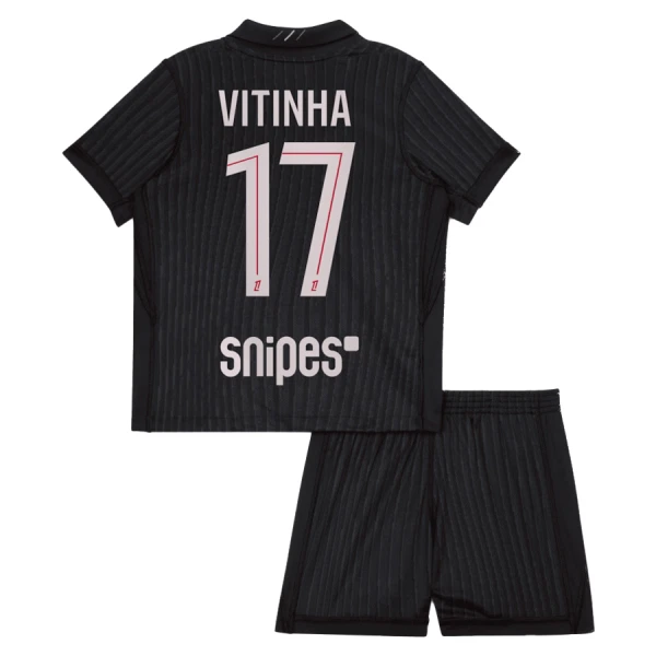 Paris Saint-Germain Vitinha 17 Virallinen Neljäs Pelipaita Lapset Jordan 2025/26