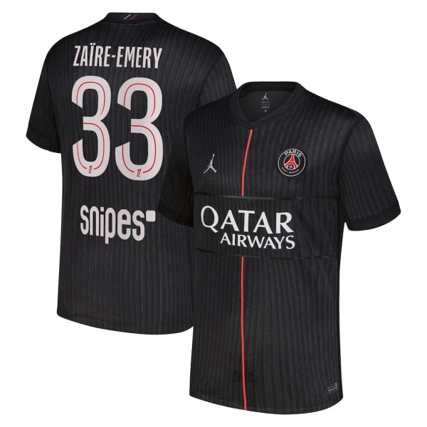 Paris Saint-Germain Zaire-Emery 33 Virallinen Neljäs Pelipaita Miehet Jordan 2025/26