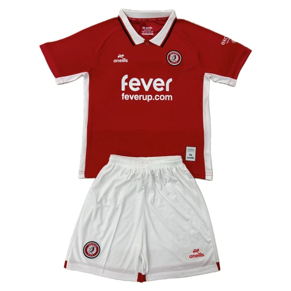 Bristol City Virallinen Kotipelipaita Lapset 2025/26 Bristol City Virallinen Kotipelipaita Lapset 2025/26