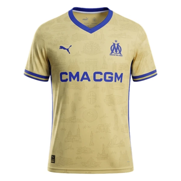 Olympique Marseille Virallinen Neljäs Pelipaita Miehet 2025/26