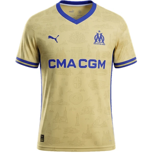 Olympique Marseille Virallinen Neljäs Pelipaita Lapset 2025/26
