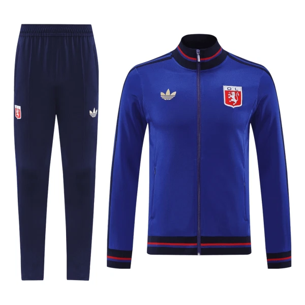 Olympique Lyon Harjoittelutakkipuvut Miehet 2025/26 Sininen