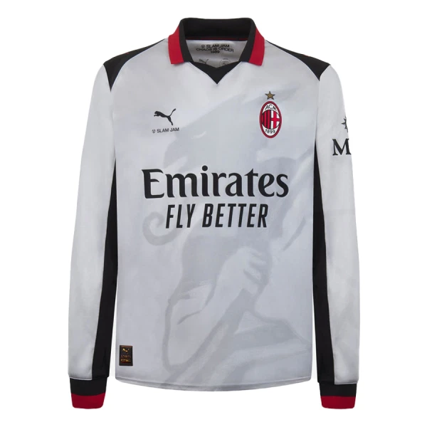AC Milan Maalivahdin Virallinen Neljäs Pelipaita Miehet 2025/26 Pitkähihainen AC Milan Maalivahdin Virallinen Neljäs Pelipaita Miehet 2025/26 Pitkähihainen