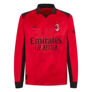 AC Milan Virallinen Neljäs Pelipaita Miehet 2025/26 Pitkähihainen