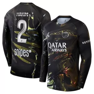 Paris Saint-Germain Achraf Hakimi 2 Night Virallinen Paita Miehet 2025/26 Pitkähihainen