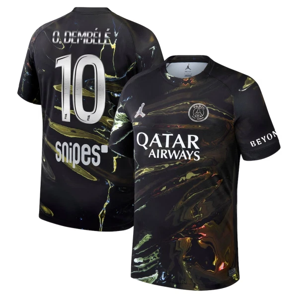 Paris Saint-Germain Ousmane Dembélé 10 Night Virallinen Paita Miehet 2025/26 Paris Saint-Germain Ousmane Dembélé 10 Night Virallinen Paita Miehet 2025/26