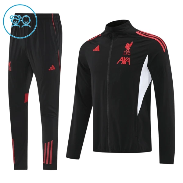 Liverpool Harjoittelutakkipuvut Lapset 2025/26 Musta Liverpool Harjoittelutakkipuvut Lapset 2025/26 Musta