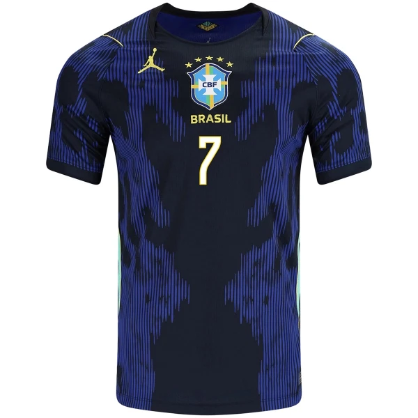 Brasilia Vinicius Junior 7 Virallinen Vieraspelipaita Miehet MM-kisat 2026