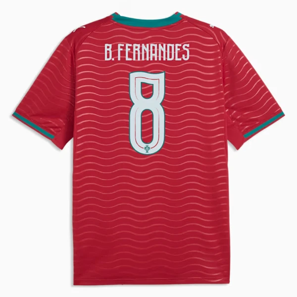 Portugali Bruno Fernandes 8 Virallinen Kotipelipaita Miehet MM-kisat 2026 Portugali Bruno Fernandes 8 Virallinen Kotipelipaita Miehet MM-kisat 2026